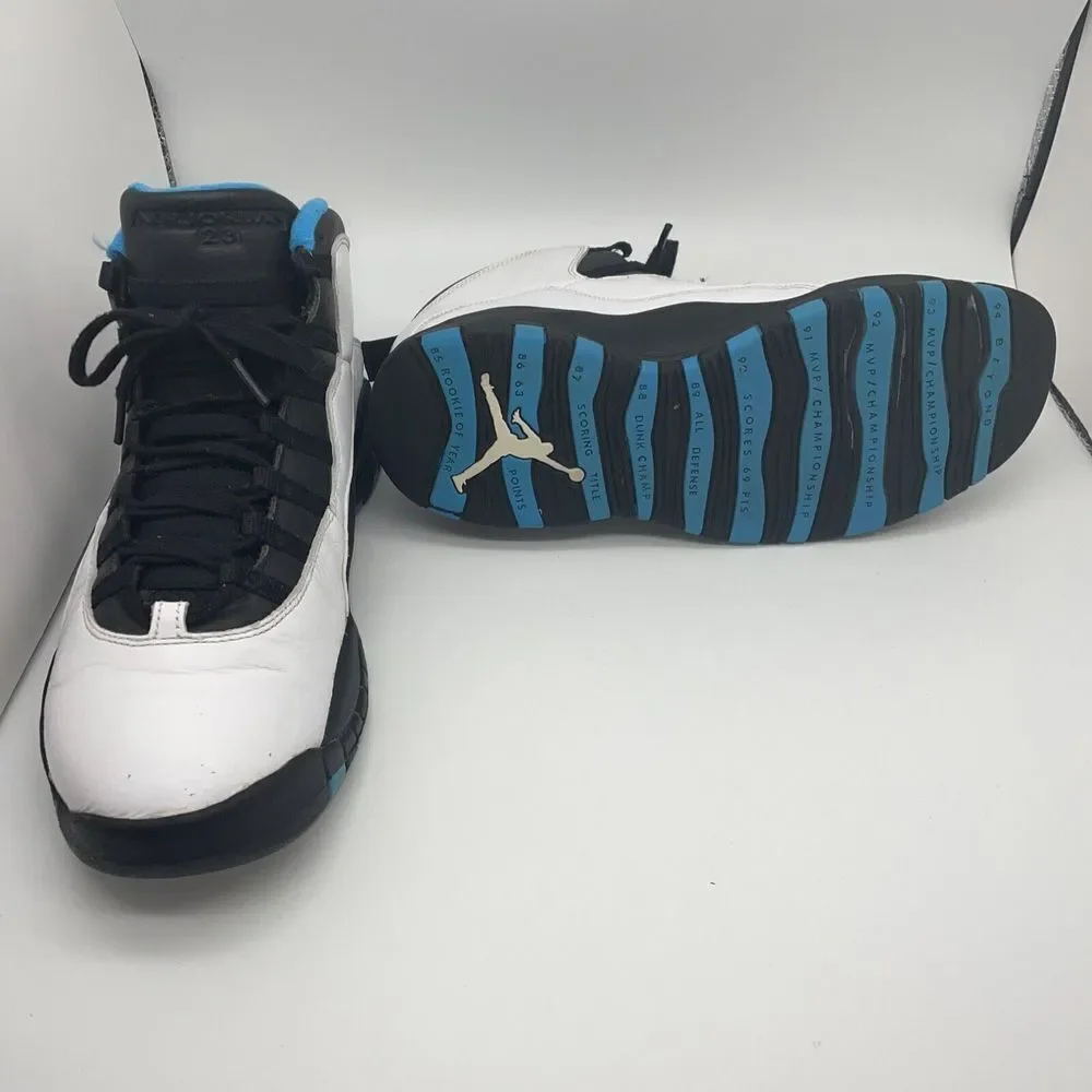 Jordan 10 Retro Powder Blue‎ 2014 Size 11.5- Missing Insoles